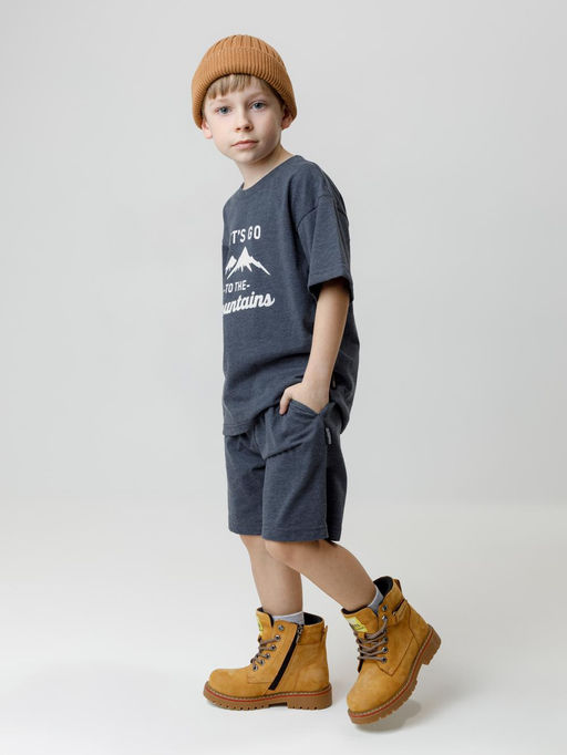 Шорты Crockid КР 400832 для мальчика хлопок с полиэстером темно-синий