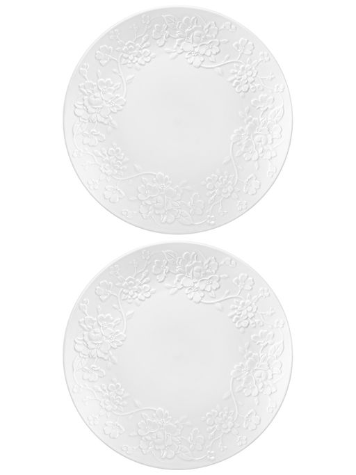 Набор тарелок 2 пр. 17,5*17,5*2 см Цветущая сакура, фарфор - Elan gallery фото 3