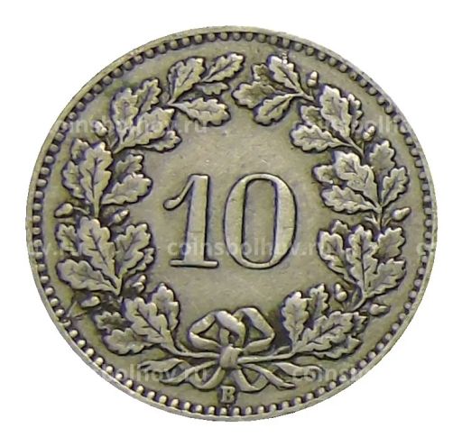 10 раппенов 1929 года Швейцария
