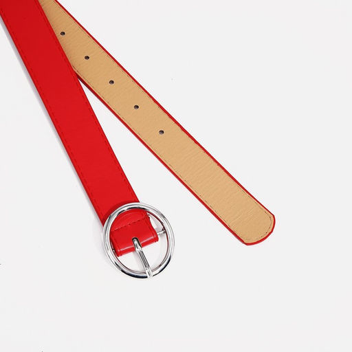 Ремень женский, ширина 2,8 см, пряжка металл, цвет красный - Simaland фото 2
