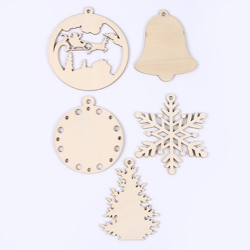 Набор для творчества Рисуем в технике Эбру, А5, 5 ёлочных украшений