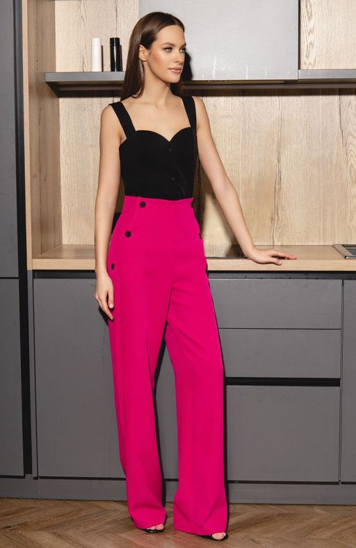 Костюм AURA 9134-170 черный+фуксия фото 3