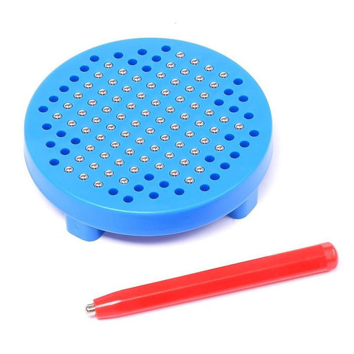 Планшет обучающий Магнитное рисование, 120 отверстий, цвета МИКС