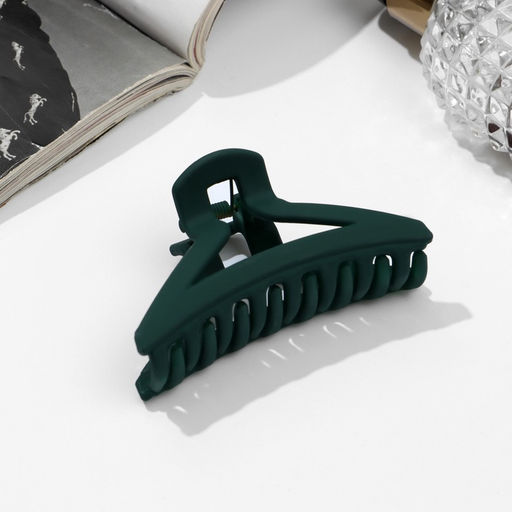 Цена за 12 шт. Крабик для волос «Матовый», углы, 7.5 см, МИКС