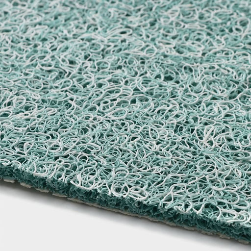 Коврик придверный SAVANNA, грязезащитный, 45×75 см, бирюзовый