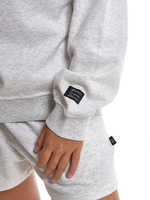 Свитшот для девочки 22-7633 св.серый - Mini maxi фото 21