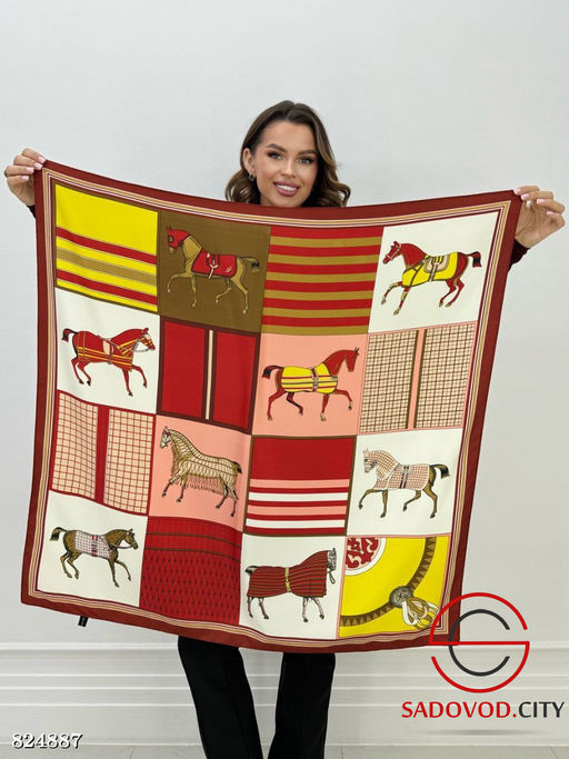 Платок женский с рисунком