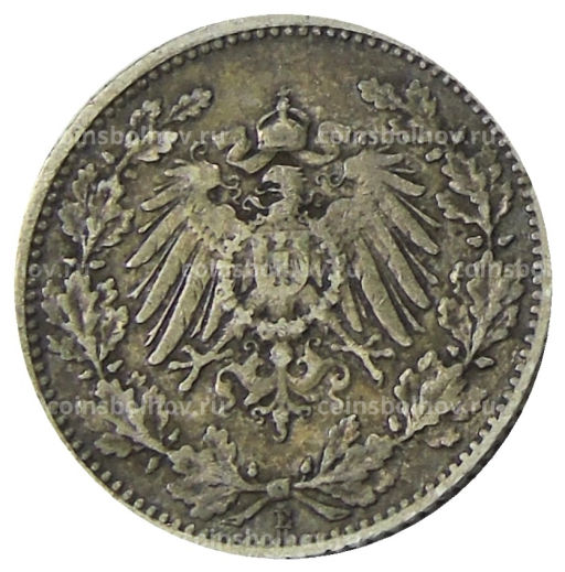 1/2 марки 1905 года E Германия
