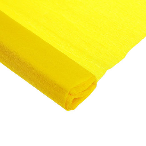 Цена за 10 шт. Бумага крепированная 50×200 см, в рулоне, 32 г/м², жёлтая