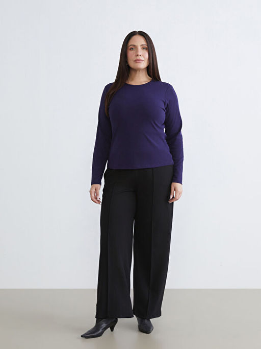 Bisiklet Yaka Kad?n Ti??rt