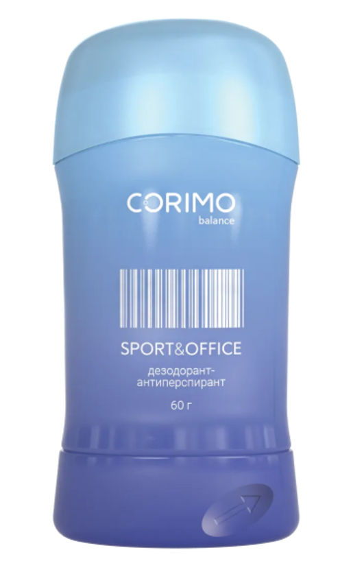 А.Т. Corimo Дезодорант-стик твердый гелевый д/тела Sport & Office 60гр син.
