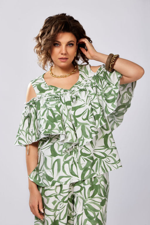 Костюм LADY SECRET 2996 белый+ зеленый