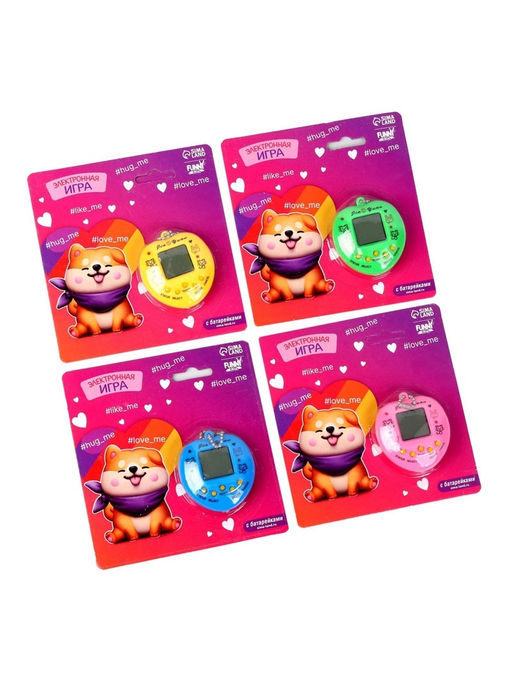 Электронная игра тамагочи #love_me,168 персонажей, МИКС