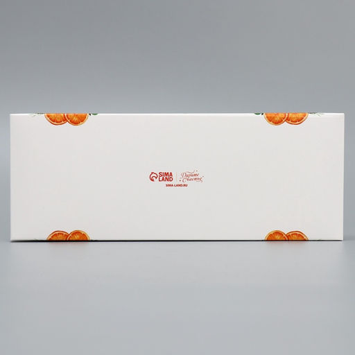 Цена за 5 шт. Коробка для десерта «Тепла и уюта в Новом году», 26×8×9.5 см