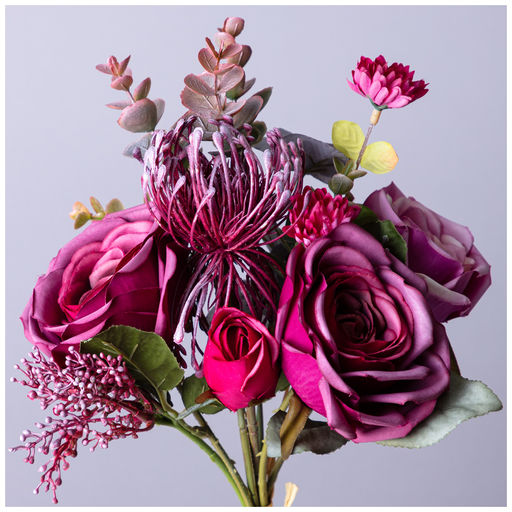 БУКЕТ ИСКУССТВЕННЫХ ЦВЕТОВ ВЫСОТА=25 СМ БЕЗ УПАКОВКИ - Lefard фото 2