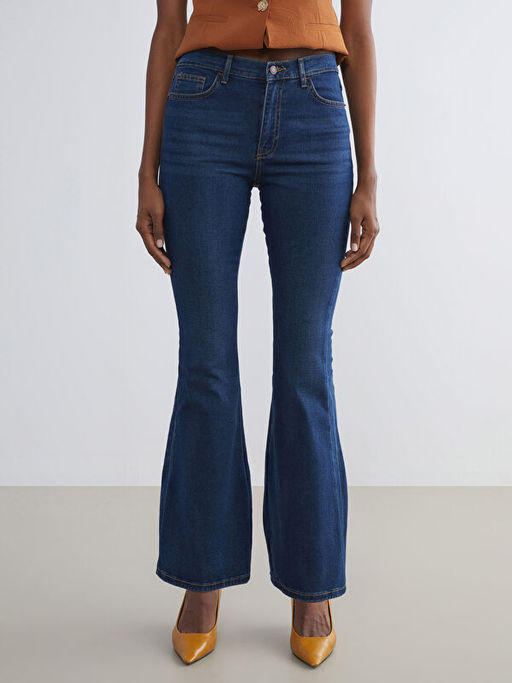 Flare Kad?n Jean Pantolon