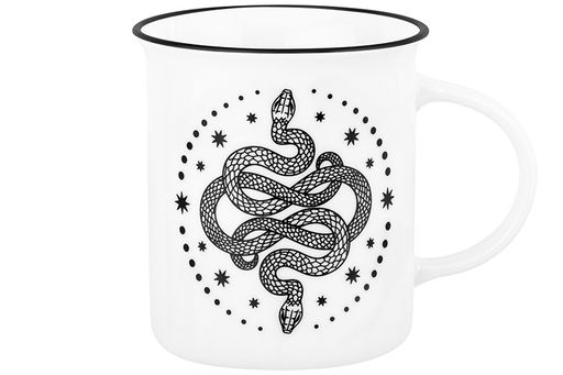 Кружка 310 мл 11,5*8,5*9 см Созвездие змеи белая, NEW BONE CHINA - Elan gallery фото 4