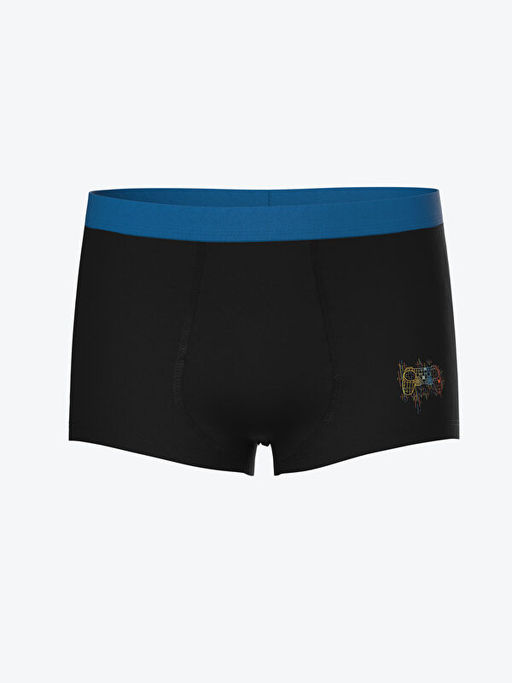 Bask?l? Erkek ?ocuk Boxer 3l? - Waikiki фото 2