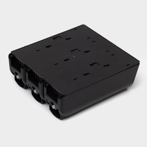 Диспенсер для мыла SAVANNA, механический, 3 отсека по 350 мл, шампунь, кондиционер, гель, чёрный фото 10