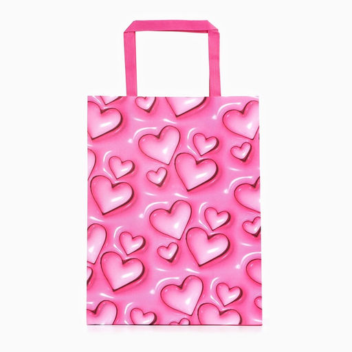 Цена за 2 шт. Пакет подарочный «Сердца», 20 х 11 х 27.5 см