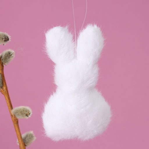 Мягкая игрушка Зайка на подвесе, 11 см, цвет МИКС - Simaland фото 4