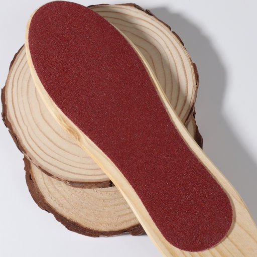 Пилка для пяток, наждачная, двусторонняя, 27 см, деревянная