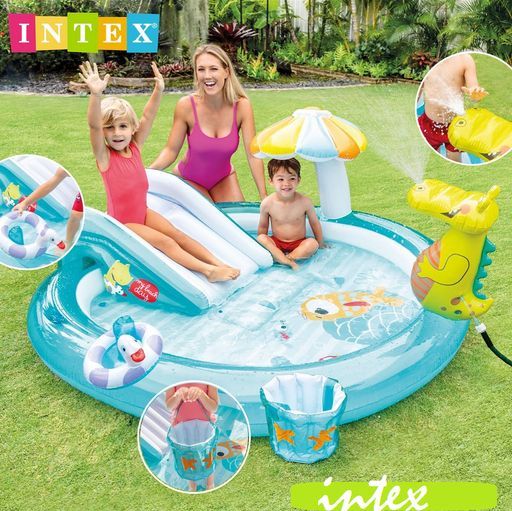 -16% Игровой центр Крокодильчик 201х170х84см INTEX