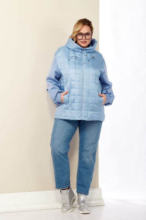 Куртка SHETTI 2184 небесный фото 6