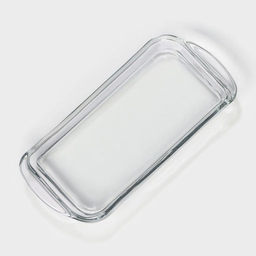 Менажница BAROQUE, 15×7.5 см, 2+1, стекло, прозрачная