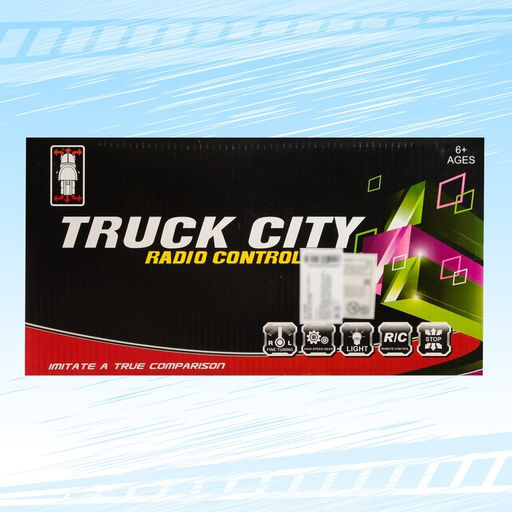 Грузовик радиоуправляемый Тягач, работает от батареек цвет синий - Simaland фото 5