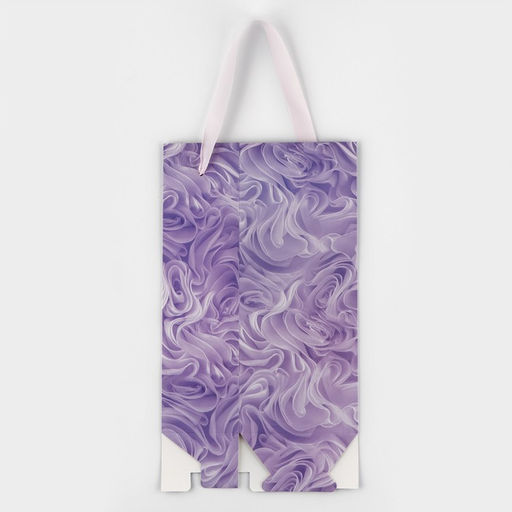 Цена за 5 шт. Пакет-переноска для цветов с пластиковым окном, Flowers, сиреневая, 30 х 12 х 8 см - Дарите счастье фото 10