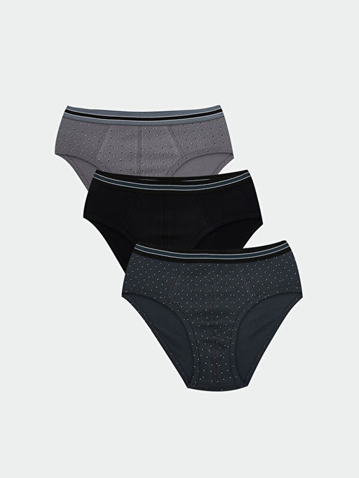 Standart Kal?p Pamuklu Esnek Erkek Slip K?lot 3l?