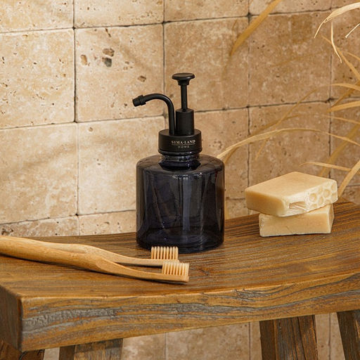 Дозатор для мыла SL Home, 330 мл, стекло, синий - Sima-land home фото 5