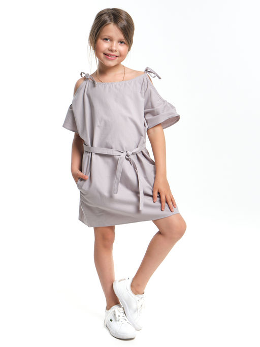 Платье летнее из хлопка UD 7937 св.серый - Mini maxi фото 9