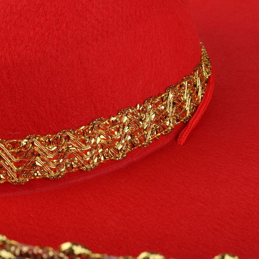 Шляпа «Мексиканка», красная, размер 56–58