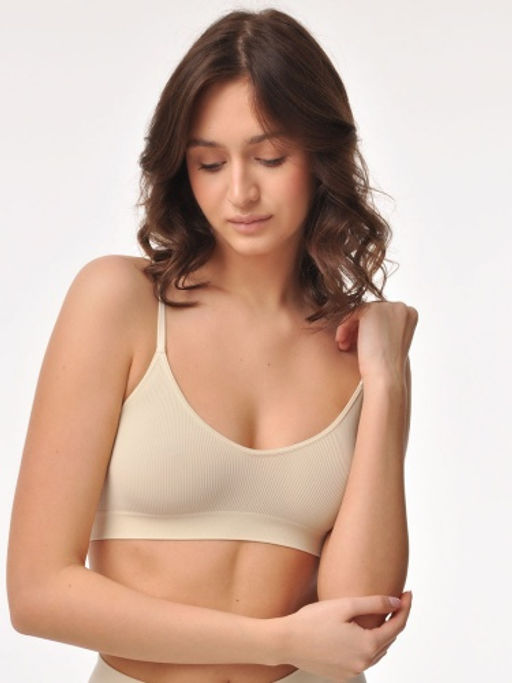 Топ на тонких бретелях в рубчик - My фото 58