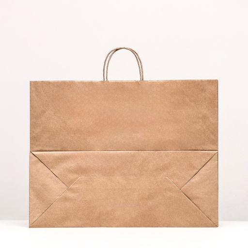 Цена за 20 шт. Пакет крафт, без печати, 45?18?35 см 70 г/м? - UPAK LAND фото 2