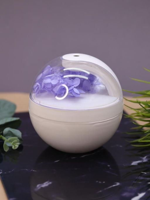 Настольный увлажнитель воздуха - ночник "Flower", purple, (портативный, USB)
