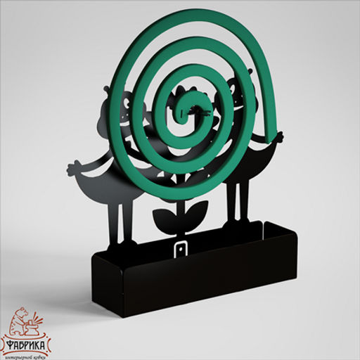 Подставка для спиралей от комаров 704-203 из металла - Фабрика интерьерной ковки фото 3