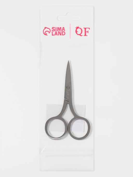 Цена за 2 шт. Ножницы маникюрные QF, прямые, узкие, 9 см