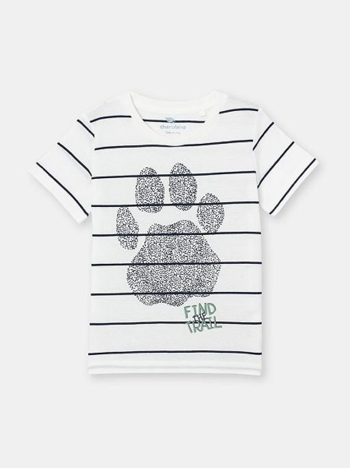 CRB wear/CSKB 63285-21-332 Футболка для мальчика, экрю/Ex.Cherubino