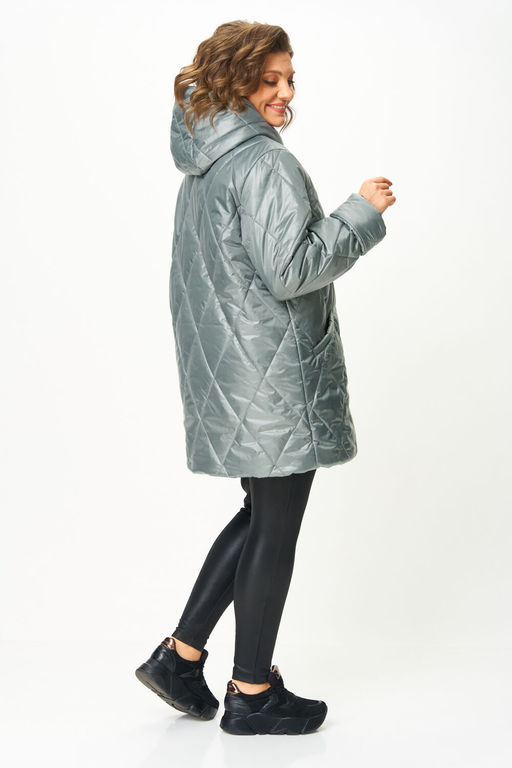 Пальто Anastasia Mak 1055-1 мох фото 9