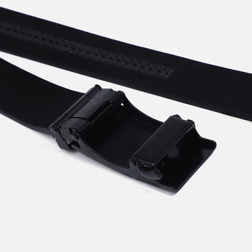 Ремень мужской, ширина 4 см, автомат, пряжка металл, цвет чёрный - Simaland фото 3