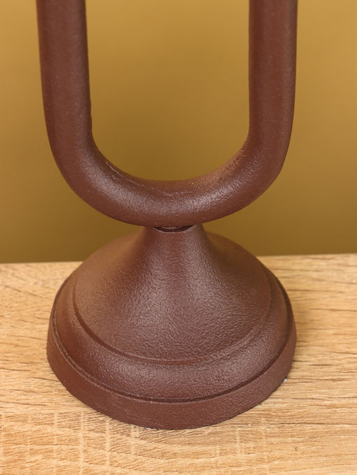 Подсвечник на 1 свечу «Шоколад», 8.5х,8.5×26 см
