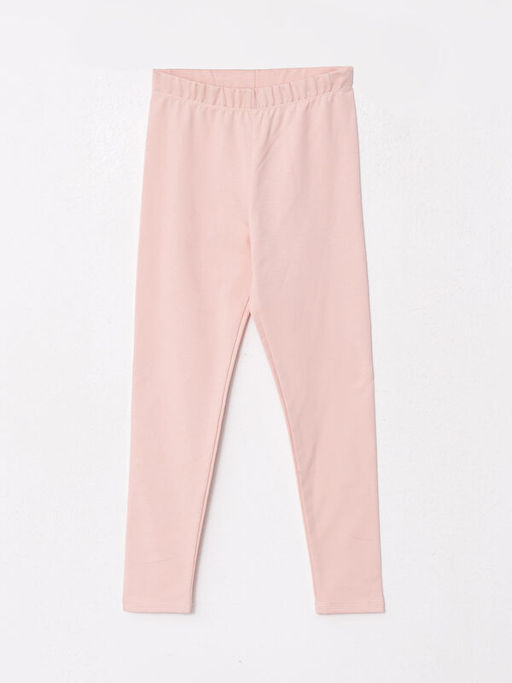 Beli Lastikli Basic Pamuklu K?z ?ocuk Uzun Tayt 2li - Waikiki фото 3