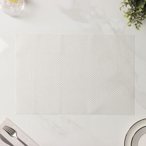 Салфетки сервировочные на стол Доляна Star, 4 шт., 45×30 см, белые