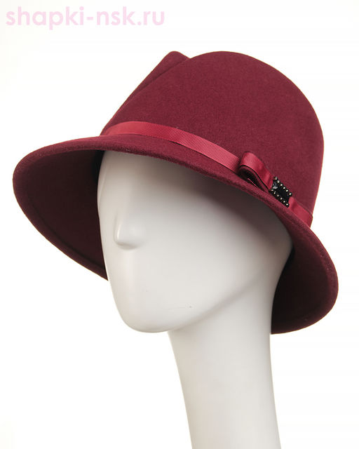 Диагональ Лента шерсть Шляпа женская