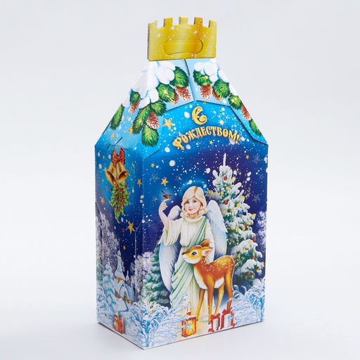 Цена за 5 шт. Подарочная коробка Рождественский, 19 х 12 х 35,5 см - Simaland фото 7