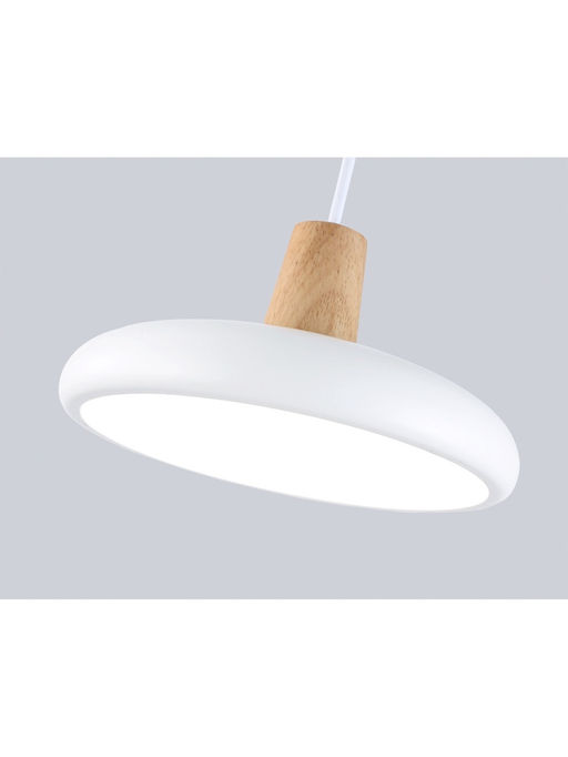 Светильник подвесной LED FL4838, 3000-6000К, 24Вт, d20 h80 см, без ПДУ, белый