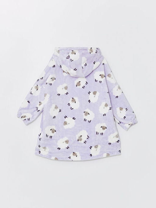 Kap??onlu Pel?? K?z ?ocuk Pijama ?st - Waikiki фото 3